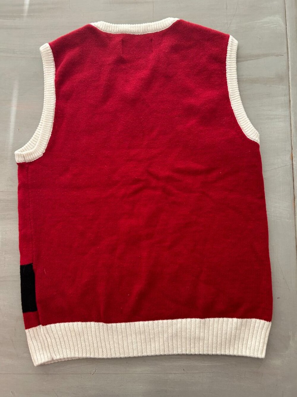 Santa Ugly Christmas Sweater Vest Women Size Small Tacky Christmas Santa Costume - Picture 7 of 11